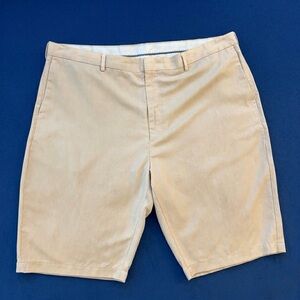 Cubavera Men's Beige Linen Blend Shorts - Size 44 - Like New